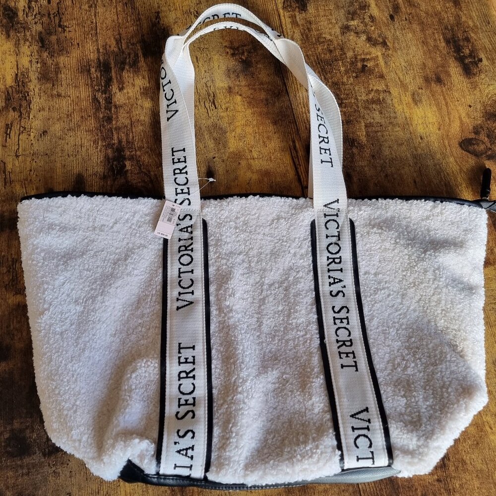 VS sherpa style tote bag